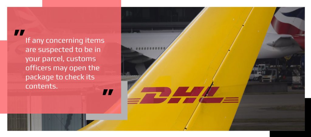 DHL package delivery transport plane tail insignia